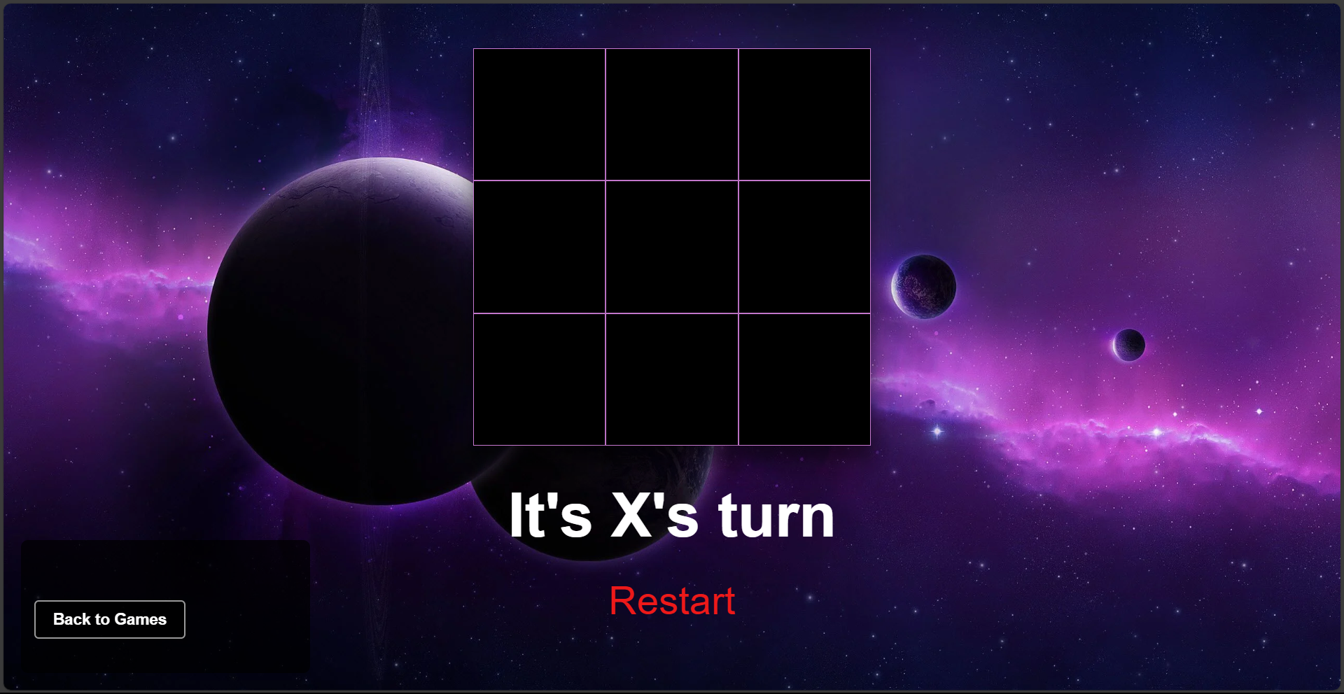 Product landing page.