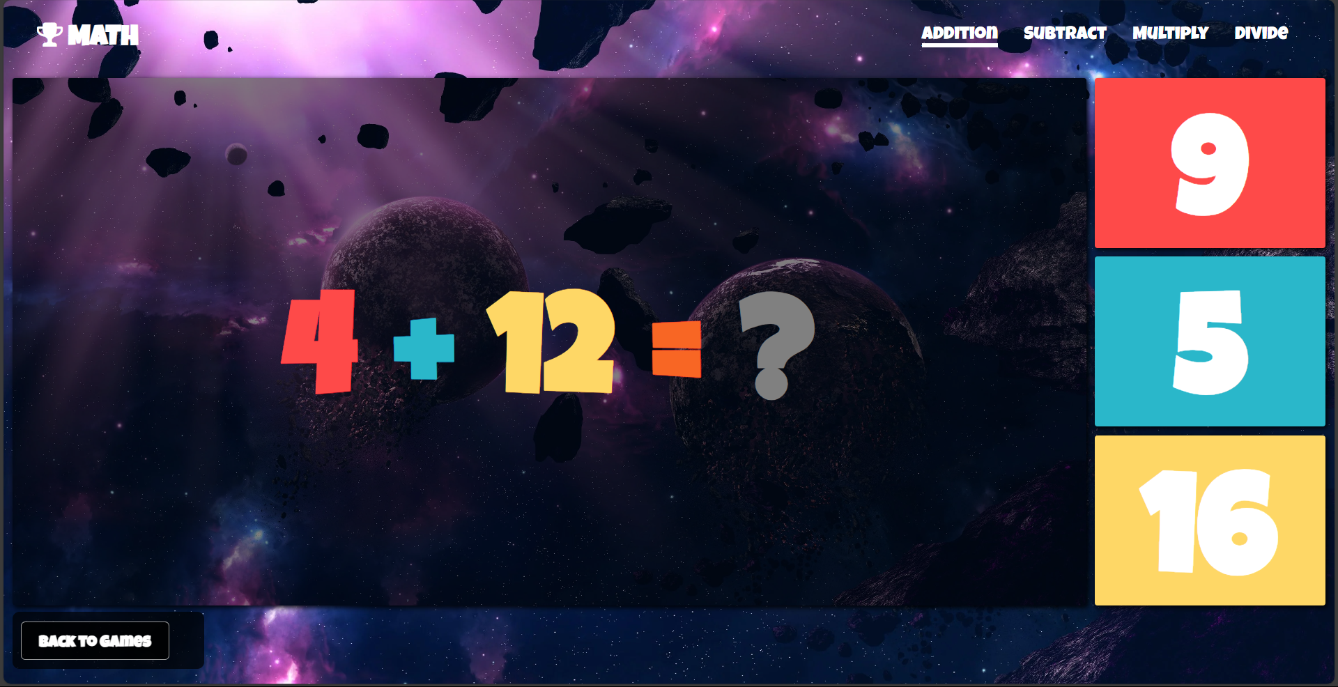 Product landing page.